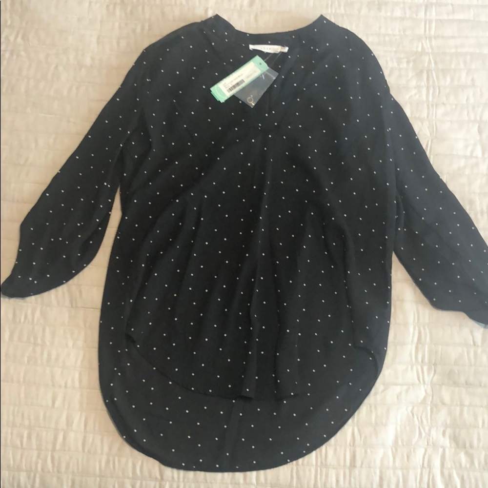 Printed 3/4 Sleeve Blouse, NWT